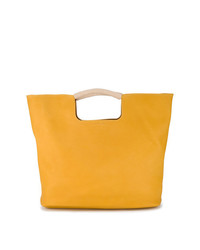 gelbe Shopper Tasche aus Leder von Simon Miller