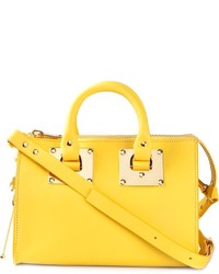 gelbe Shopper Tasche aus Leder von Sophie Hulme