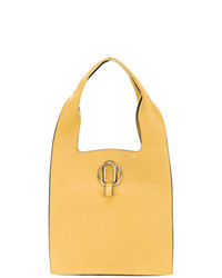 gelbe Shopper Tasche aus Leder von Stée