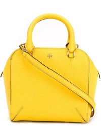 gelbe Shopper Tasche aus Leder von Tory Burch