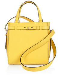 gelbe Shopper Tasche aus Leder von Valextra