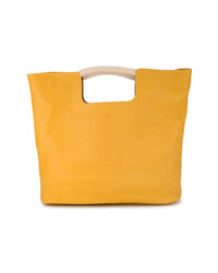 gelbe Shopper Tasche aus Leder von Simon Miller