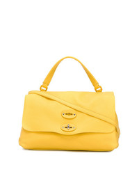 gelbe Shopper Tasche aus Leder von Zanellato