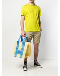 gelbe Shopper Tasche aus Segeltuch von Comme Des Garcons SHIRT