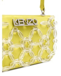 gelbe Shopper Tasche aus Segeltuch von Kenzo