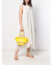 gelbe Shopper Tasche aus Stroh von Elena Ghisellini