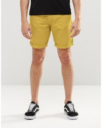 gelbe Shorts von Jack and Jones