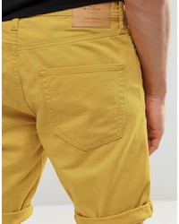 gelbe Shorts von Jack and Jones