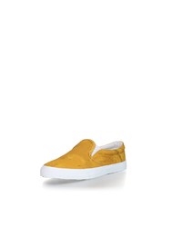 gelbe Slip-On Sneakers aus Segeltuch von Ethletic