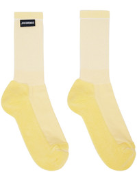 gelbe Socken von Jacquemus