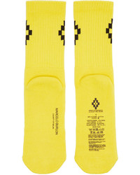 gelbe Socken von Marcelo Burlon County of Milan