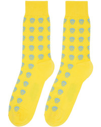 gelbe Socken von Alexander McQueen