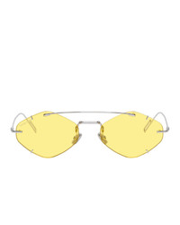 gelbe Sonnenbrille von Dior Homme