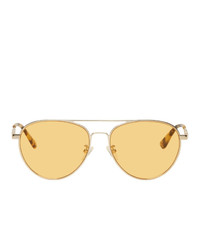 gelbe Sonnenbrille von McQ Alexander McQueen