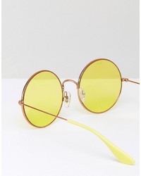 gelbe Sonnenbrille von Ray-Ban