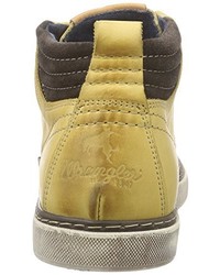 gelbe Stiefel von Wrangler