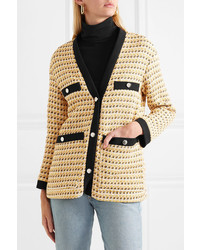 gelbe Tweed-Jacke von Maje