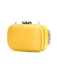 gelbe verzierte Clutch von Corto Moltedo