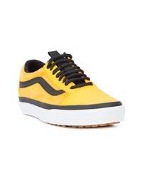 gelbe Wildleder niedrige Sneakers von Vans