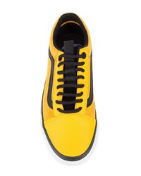 gelbe Wildleder niedrige Sneakers von Vans