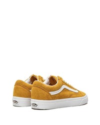 gelbe Wildleder niedrige Sneakers von Vans