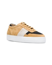 gelbe Wildleder niedrige Sneakers von Axel Arigato