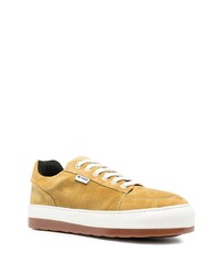 gelbe Wildleder niedrige Sneakers von Sunnei