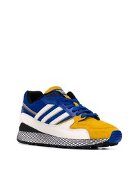 gelbe Wildleder niedrige Sneakers von adidas