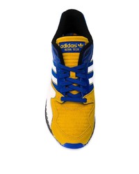 gelbe Wildleder niedrige Sneakers von adidas