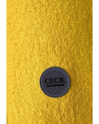 gelber Fleece-Mantel von Cecil