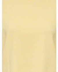 gelber Kurzarmpullover von Only