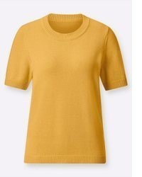 gelber Kurzarmpullover von Witt