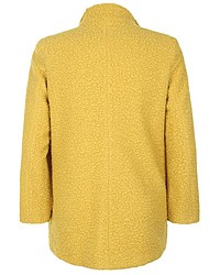 gelber Mantel aus Bouclé von seeyou