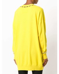 gelber Oversize Pullover von Givenchy