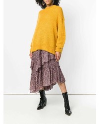 gelber Oversize Pullover von Isabel Marant