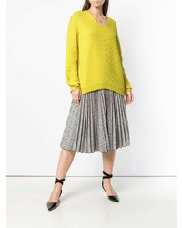 gelber Oversize Pullover von Odeeh