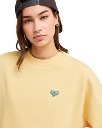 gelber Oversize Pullover von Roxy
