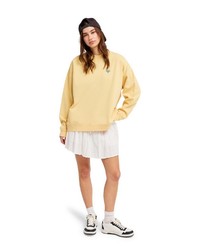 gelber Oversize Pullover von Roxy