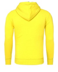 gelber Pullover mit einem Kapuze von AKITO TANAKA