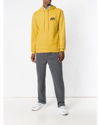 gelber Pullover mit einem Kapuze von A.P.C.