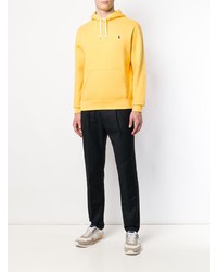 gelber Pullover mit einem Kapuze von Polo Ralph Lauren