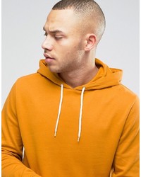 gelber Pullover mit einem Kapuze von Asos