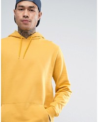 gelber Pullover mit einem Kapuze von Asos