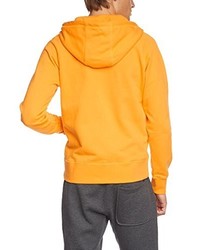 gelber Pullover mit einem Kapuze von Nike