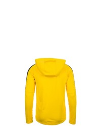 gelber Pullover mit einem Kapuze von Nike