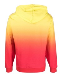 gelber Pullover mit einem Kapuze von Moschino