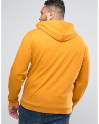 gelber Pullover mit einem Kapuze von Asos