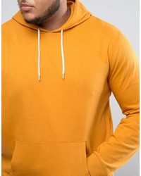 gelber Pullover mit einem Kapuze von Asos