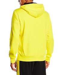 gelber Pullover mit einem Kapuze von Puma