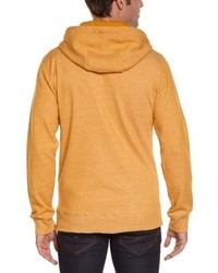 gelber Pullover mit einem Kapuze von Quiksilver